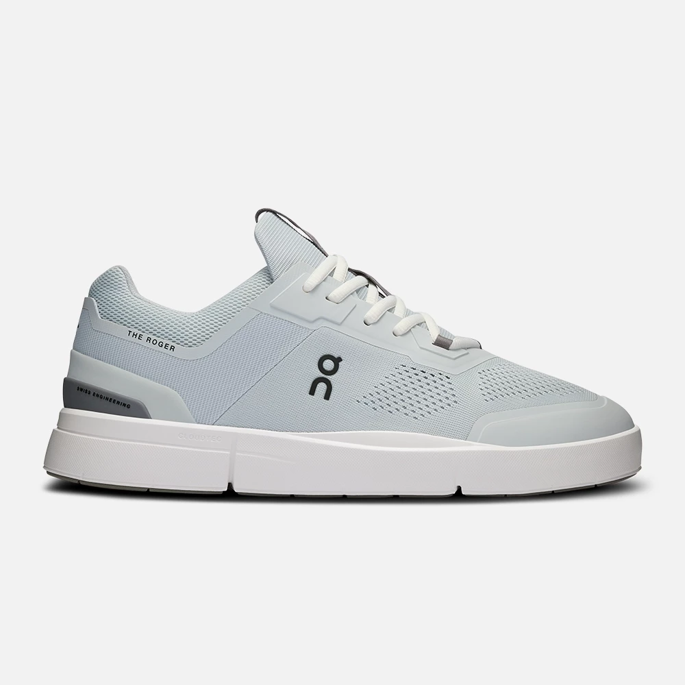 On Men's THE ROGER Spin Shoes - Glacier /Asphalt