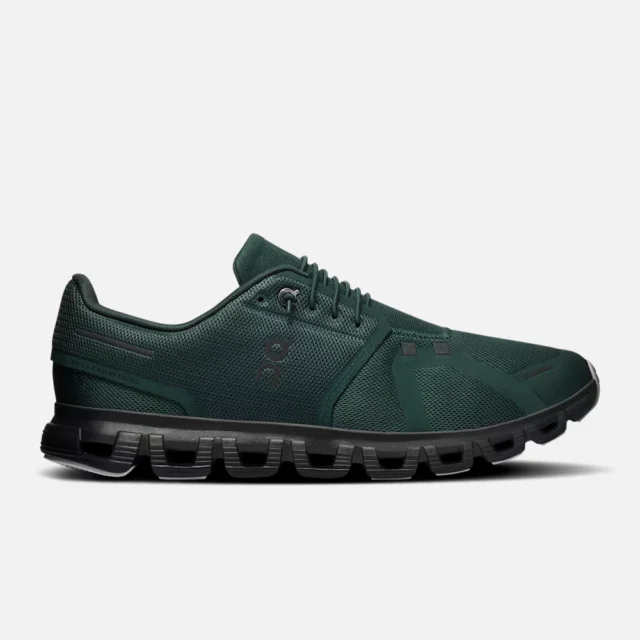 On Men’s Cloud 6 Shoes - Evergreen / Glacier