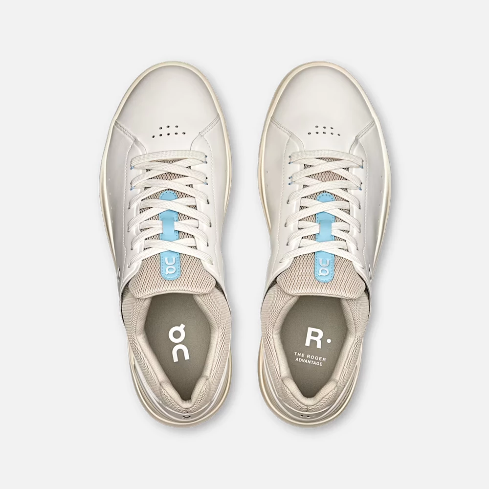 On Men's The Roger Advantage Shoes - White / Sand