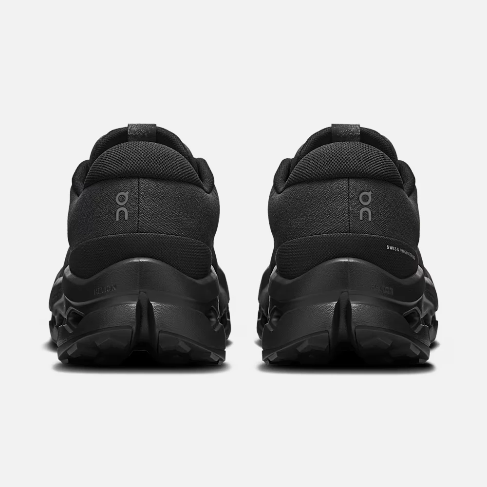 On Men's Cloudsurfer Trail 2 Waterproof Shoes - Black / Black