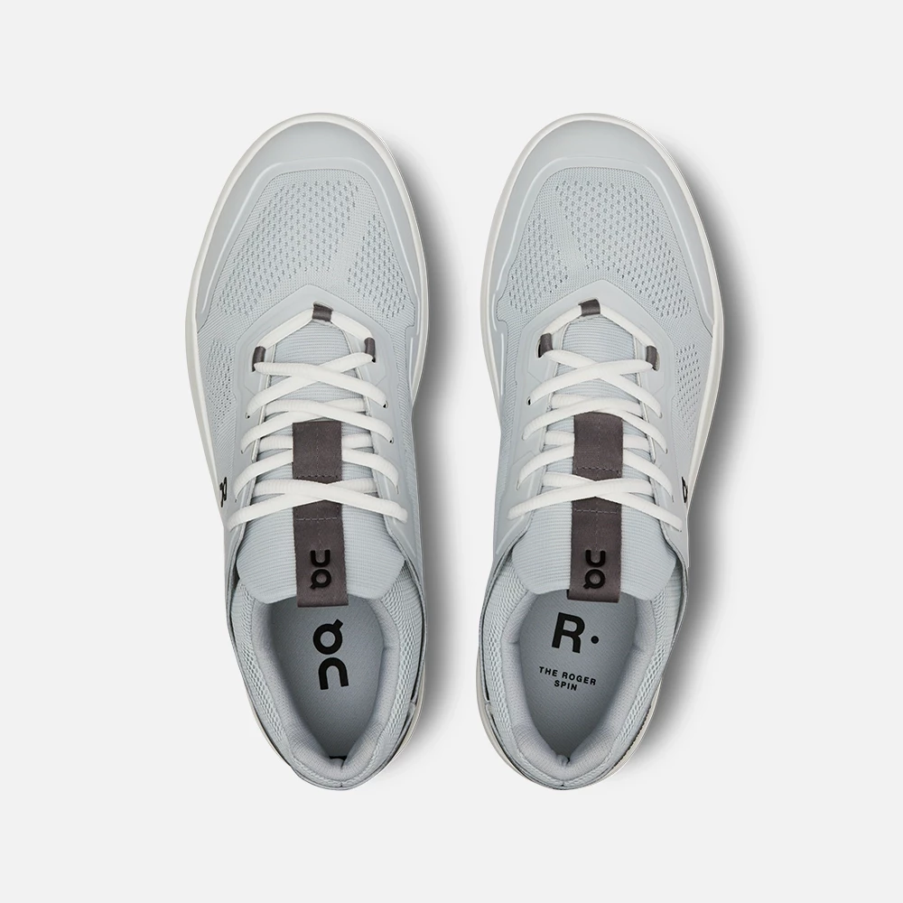 On Men's THE ROGER Spin Shoes - Glacier /Asphalt