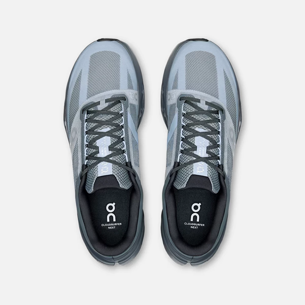 On Men's Cloudsurfer Next Shoes - Stone / Marsh