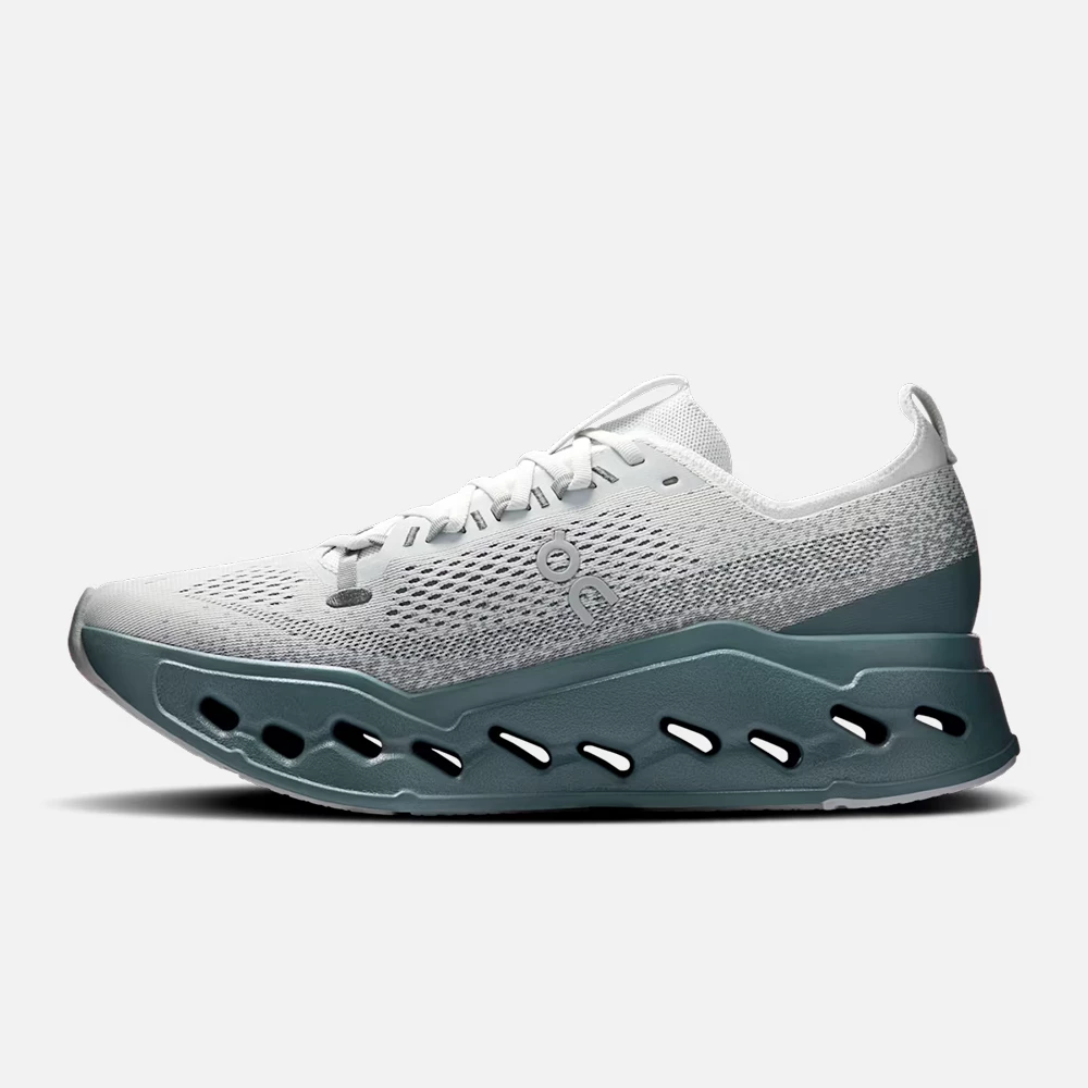 On Men's Cloudsurfer Max Shoes - Iceberg / Olive