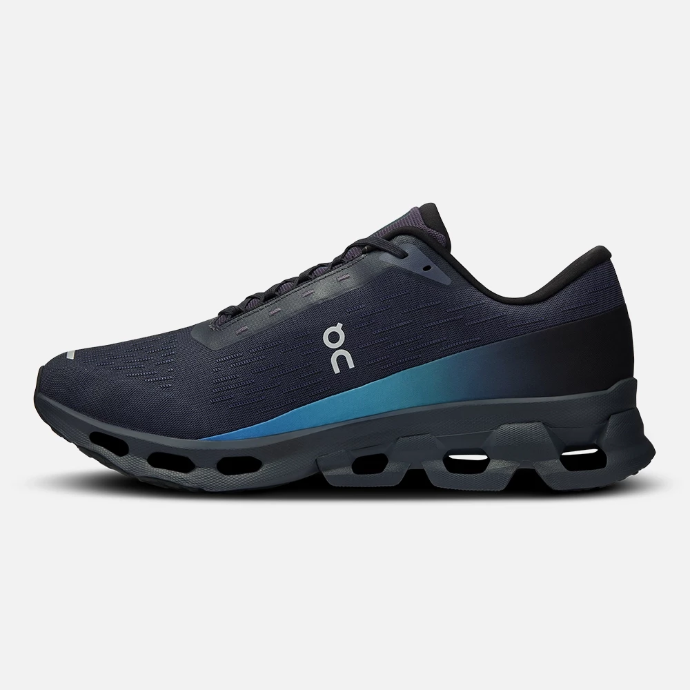 On Men's Cloudspark Shoes - Black / Blueberry