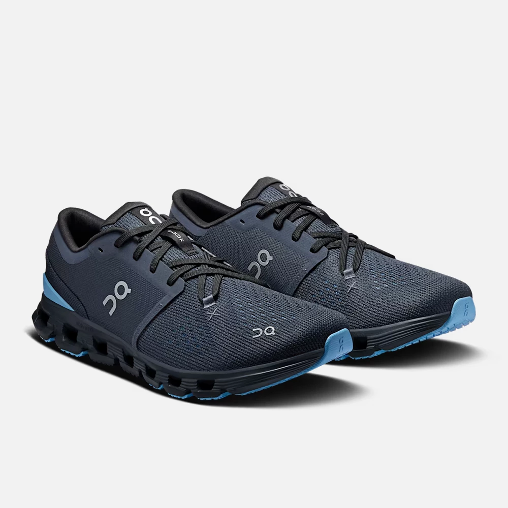On Men's Cloud X 4 Shoes - Navy / Gourami