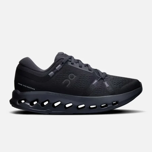 On Women's Cloudsurfer 2 Shoes - Black / Black