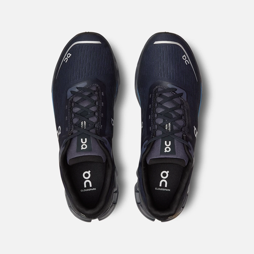 On Men's Cloudspark Shoes - Black / Blueberry