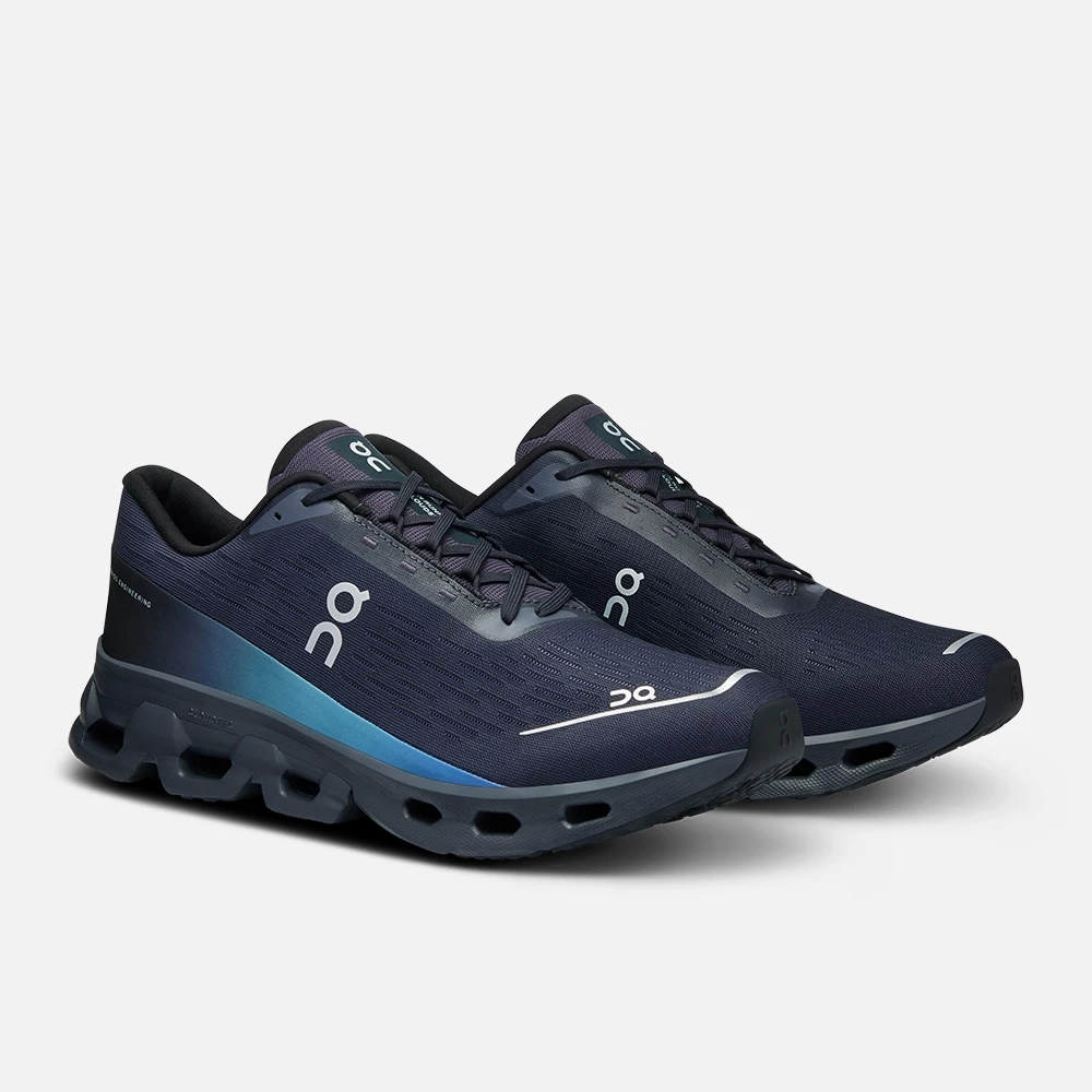 On Men's Cloudspark Shoes - Black / Blueberry